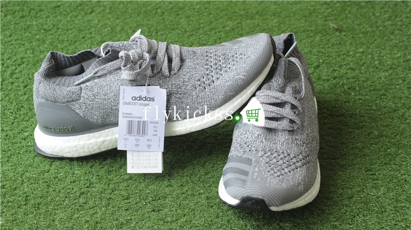 Real Boost Adidas Ultra Boost UB Uncaged Sock Grey BY2550